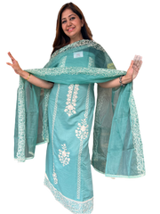 Cotton muslin suit under 1500/-