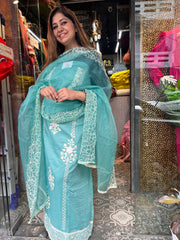 Cotton muslin suit under 1500/-