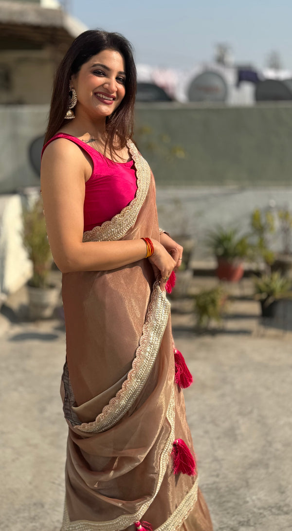Partywear saree