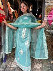 Cotton muslin suit under 1500/-