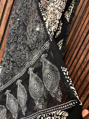 Cotton mirror work suit