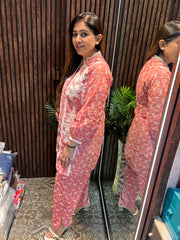 Elegant Chikankari Cotton Kurta Set