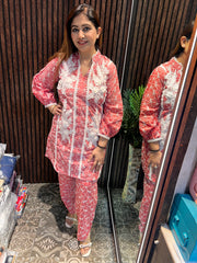 Elegant Chikankari Cotton Kurta Set