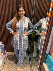 Elegant Chikankari Cotton Kurta Set